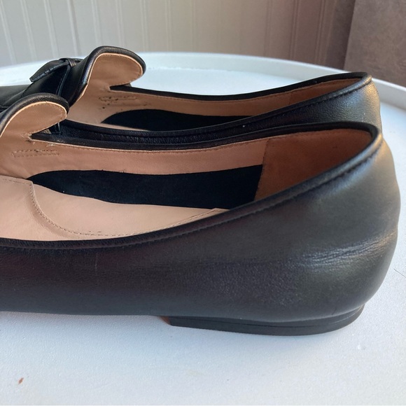 Flag LTD. By Dillard's Black Leather Women's Driving Penny Loafers Shoes 8.5 M - Picture 8 of 9